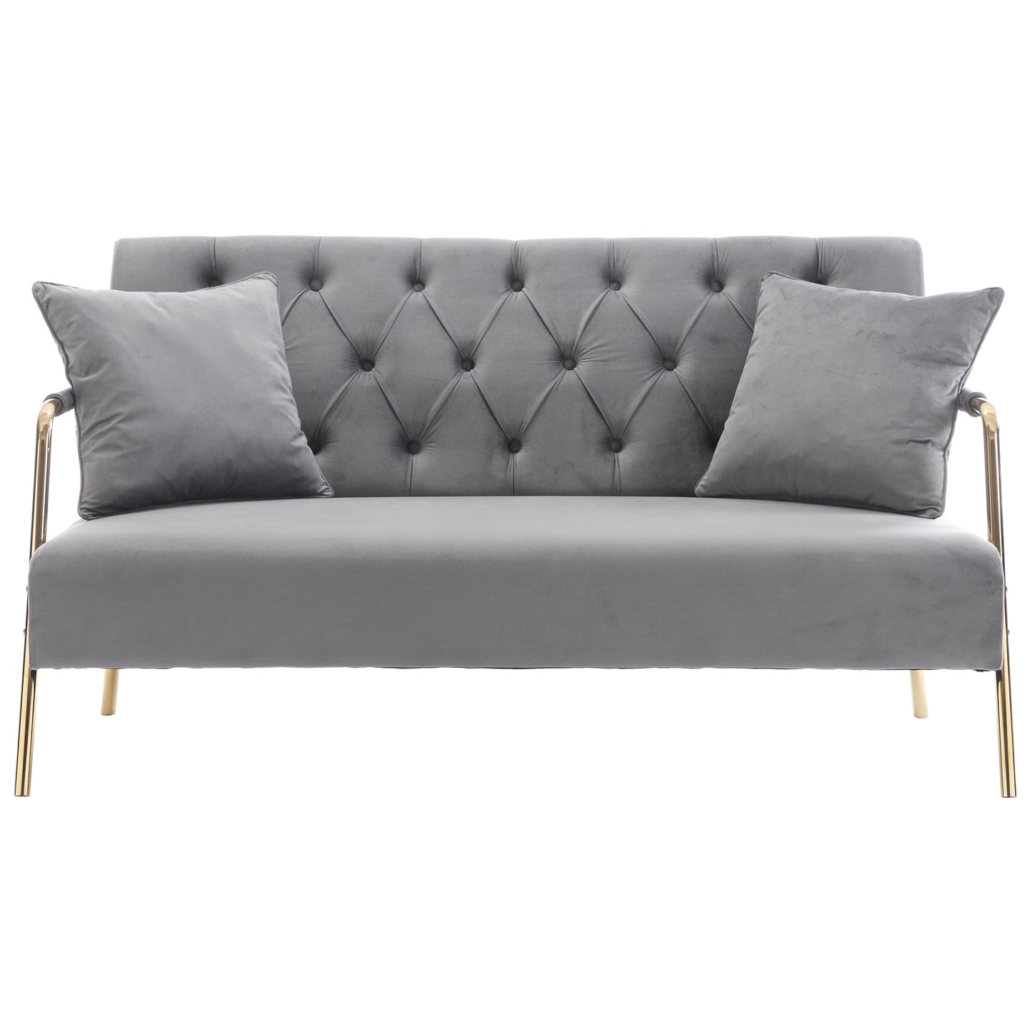 Muumblus 53.5" Velet Loveseat Sofa