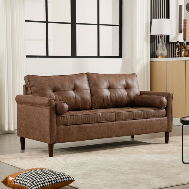 Muumblus 62" Modern Velvet Loveseat