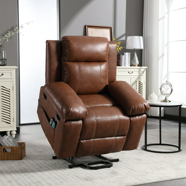 Muumblus Power Lift Recliner Chair Recliners for Elderly, Heat and Massage