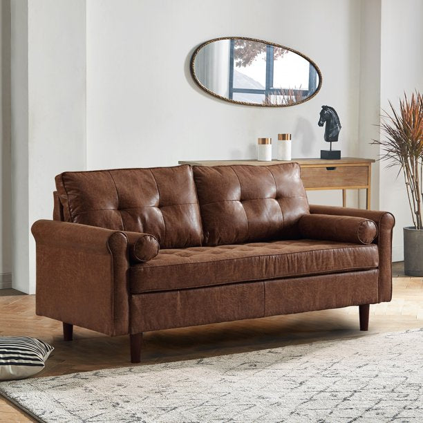 Muumblus 62" Modern Velvet Loveseat