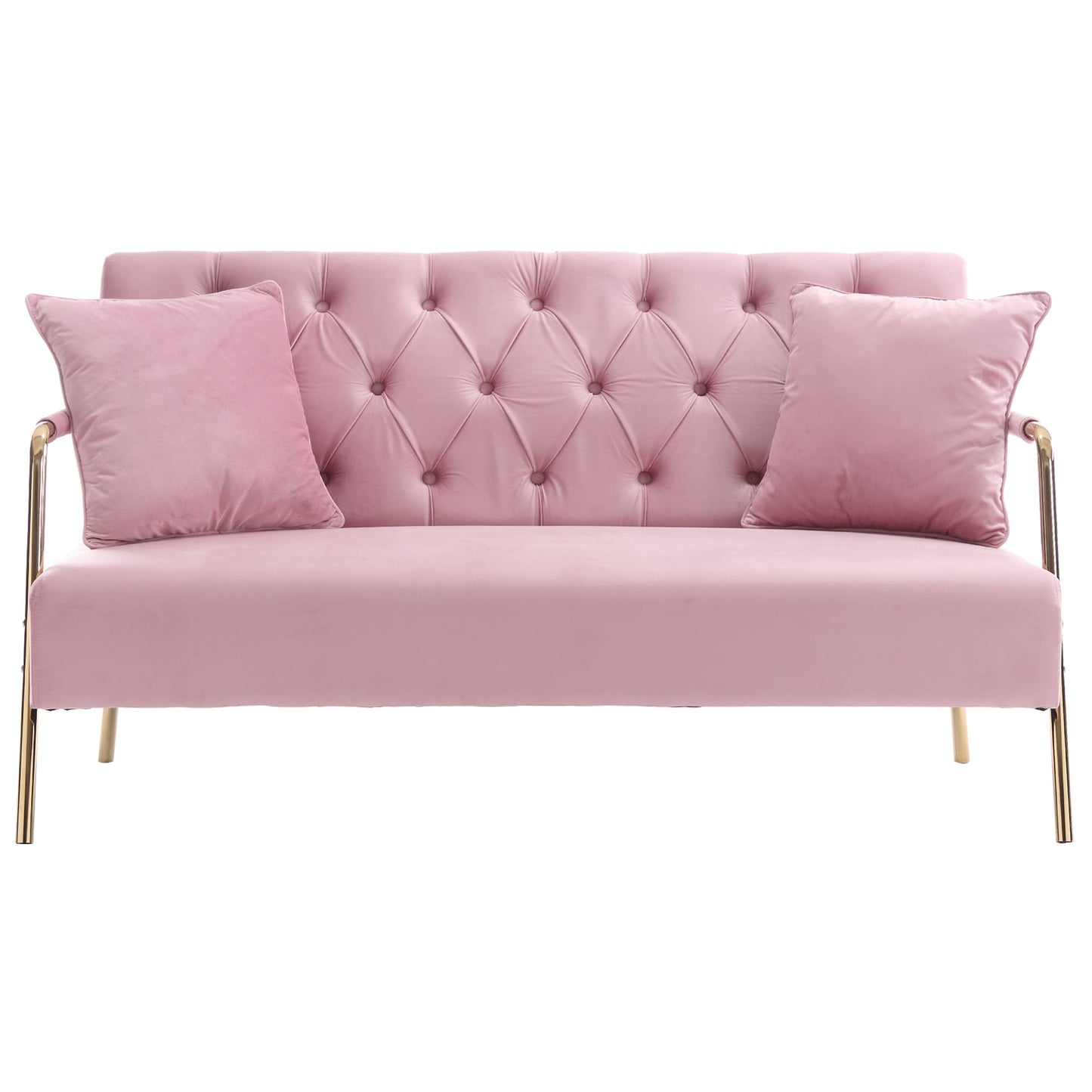 Muumblus 53.5" Velet Loveseat Sofa