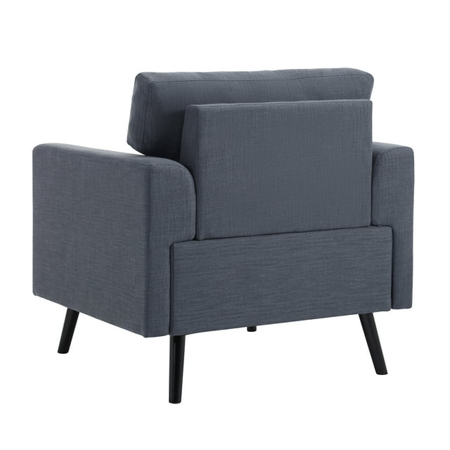 Muumblus 35.8" Oversized Accent Armchairs Set of 2, Modern Large Leisure Chair and A Half for Living Room, Beige Linen