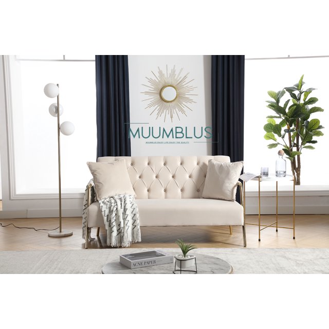 Muumblus 53.5" Velet Loveseat Sofa