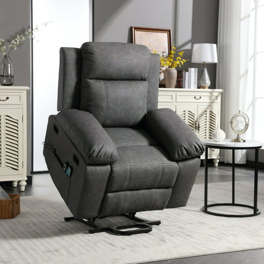 Muumblus Power Lift Recliner Chair Recliners for Elderly, Heat and Massage