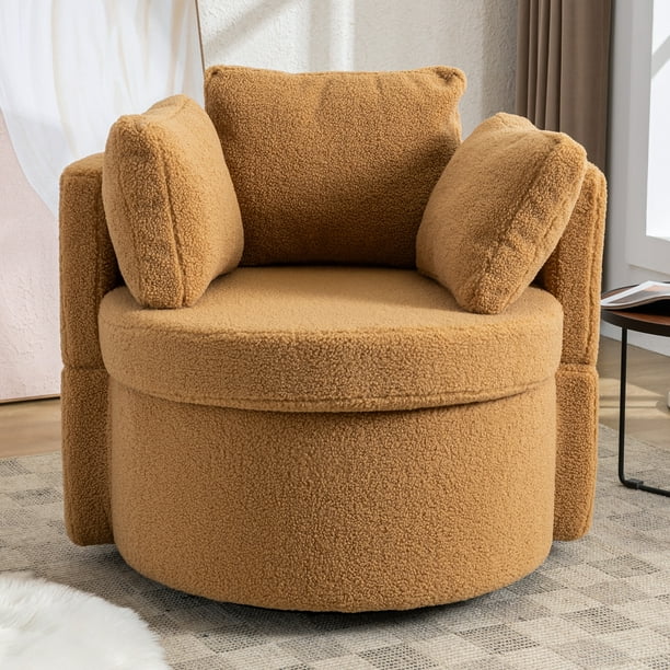 Muumblus Swivel Accent Chair with Storage
