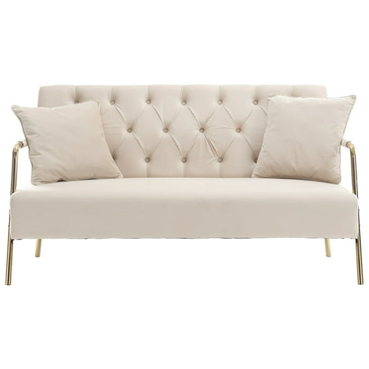 Muumblus 53.5" Velet Loveseat Sofa