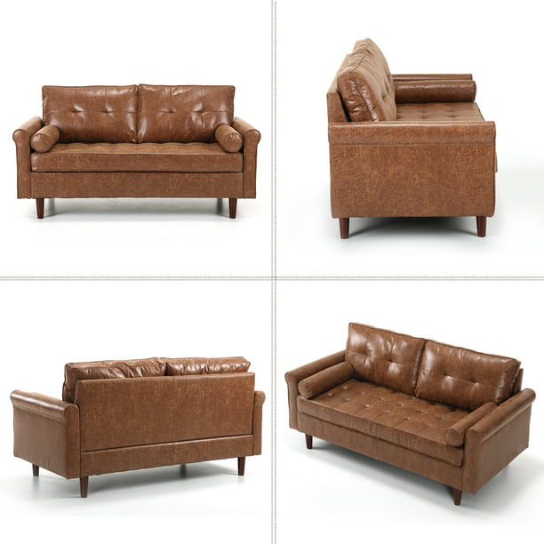 Muumblus 62" Modern Velvet Loveseat