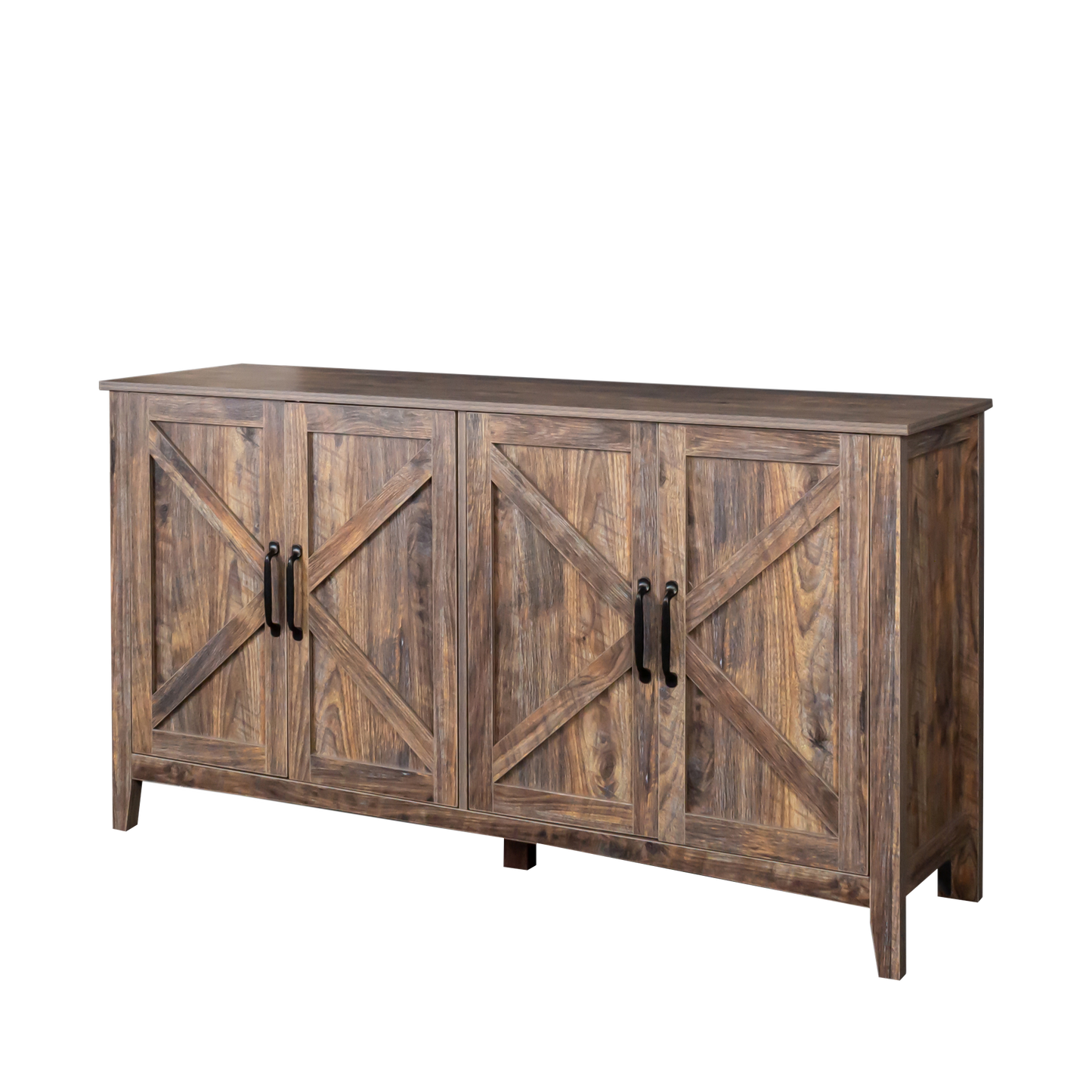 Muumblus 59" W Buffet Cabinet Sideboard Storage Cabinet with Adjustable Shelves for Living Room